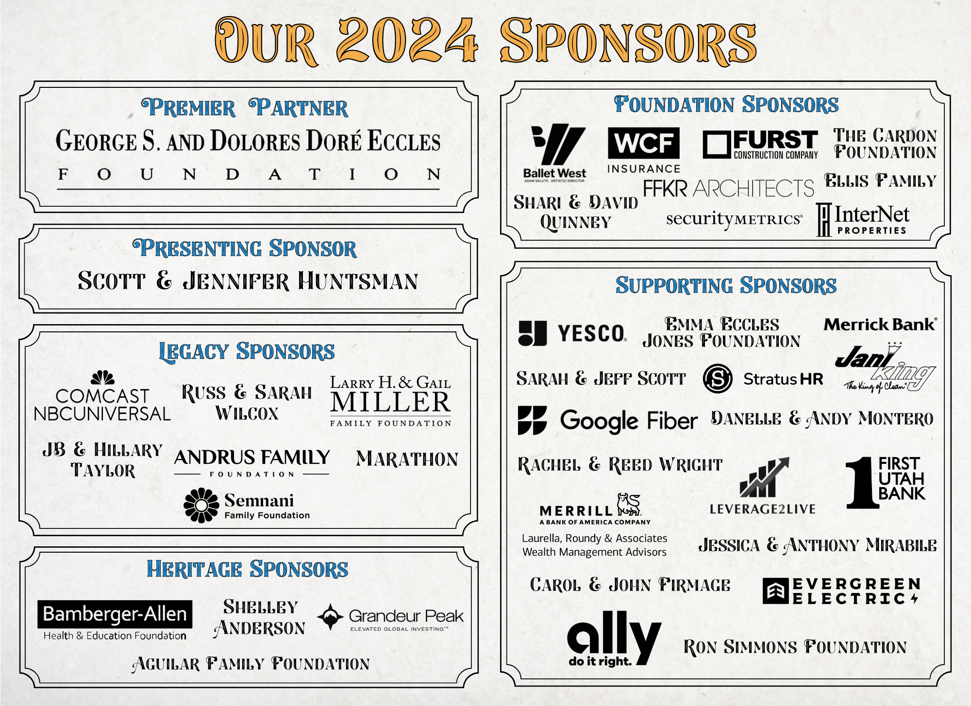 Sponsors 2024