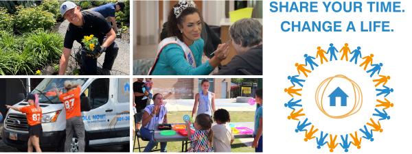 Volunteers helping with activities 