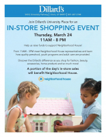 In-Store Shopping Event at Dillard's Orem