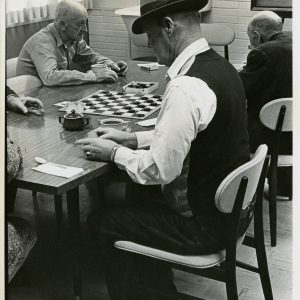 Adults playing games