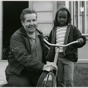 Boy with a bike