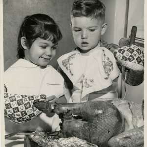 Carving the turkey