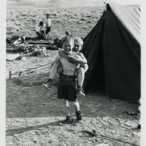 Kids camping